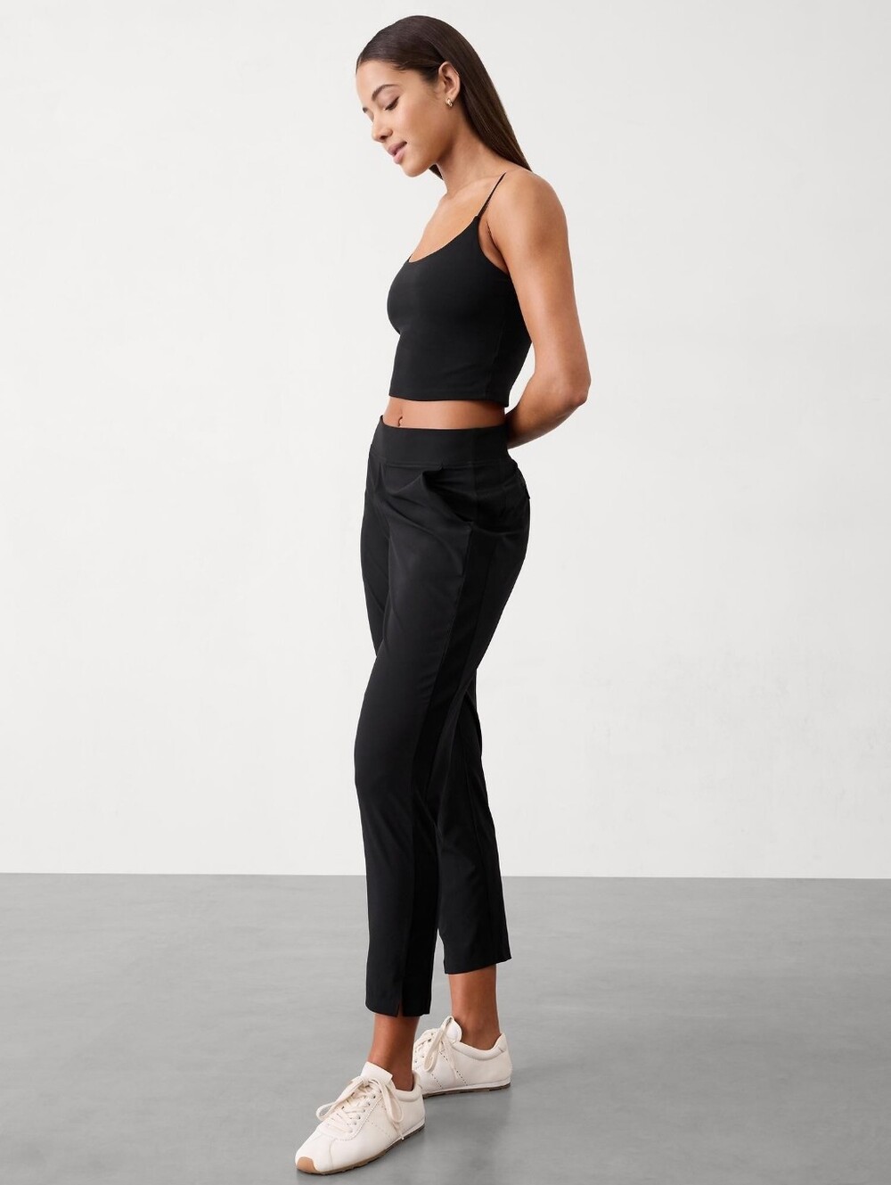 Athleta Black Slim Ankle Pants